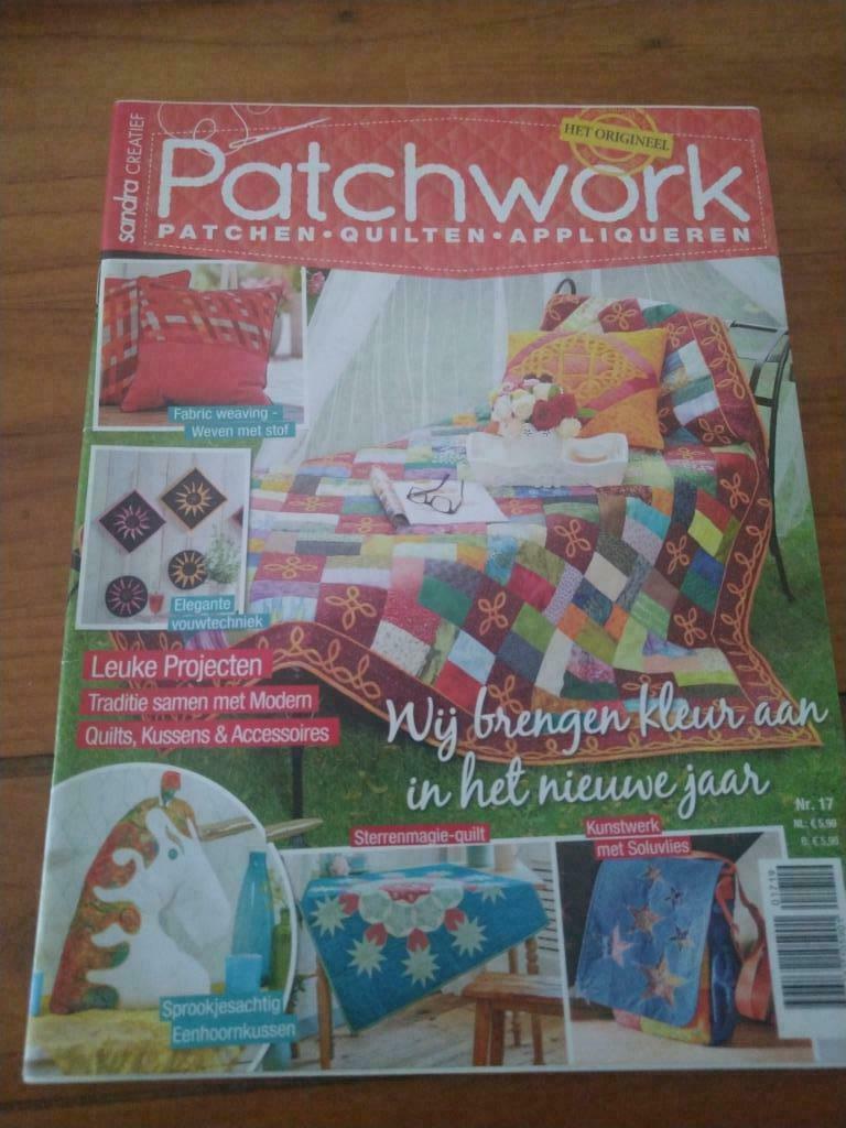 Tijdschrift: patchwork van Sandra creatief nr 17, Hobby en Vrije tijd, Naaien en Fournituren, Ophalen of Verzenden, Nieuw, Overige typen