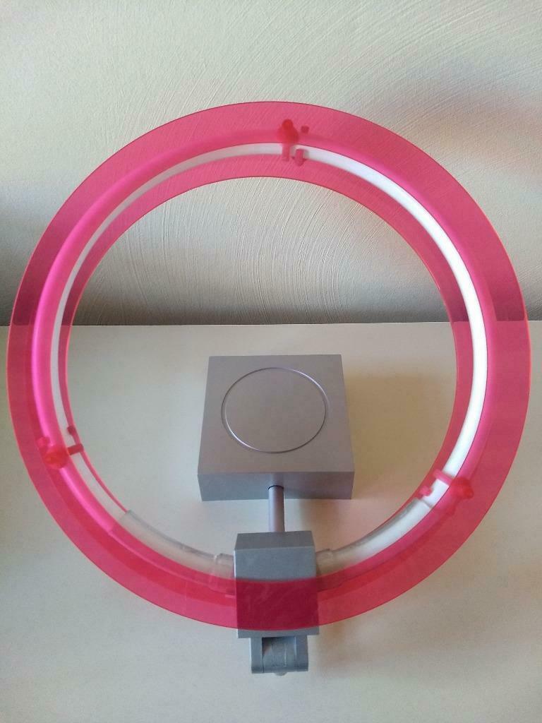 Wandlamp neon halo - zeer goede staat!, Ophalen of Verzenden, Gebruikt, Glas, Moderne