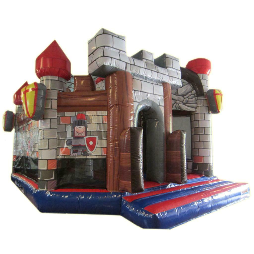 Verhuur springkasteel ridderkasteel met glijbaan, Hobby & Loisirs créatifs, Articles de fête | Location, Envoi