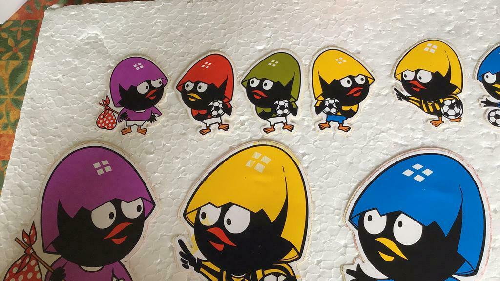 Stickers Calimero (w6,1), Ophalen of Verzenden, Zo goed als nieuw