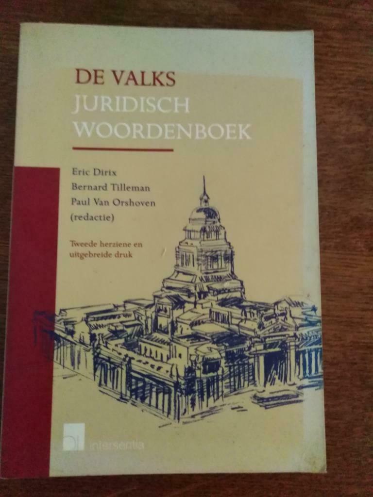 De Valks, Juridisch woordenboek, Boeken, Ophalen of Verzenden, Zo goed als nieuw, Hoger Onderwijs