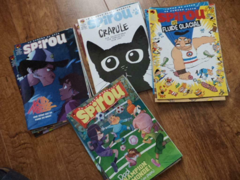 Lot de magazines Spirou 2018, Enlèvement ou Envoi, Série complète ou Série, Comme neuf, Dupuis