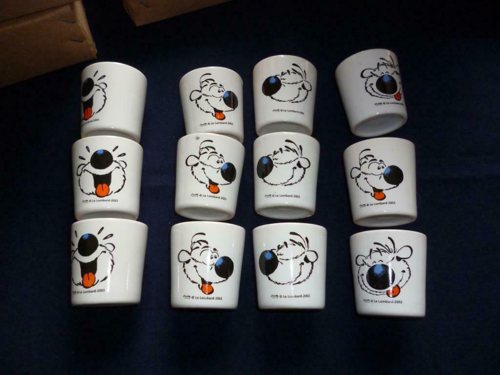 132 eierdopjes Cubitus Dommel Dupa Le Lombard 2002 strip, Verzamelen, Stripfiguren, Zo goed als nieuw, Ophalen