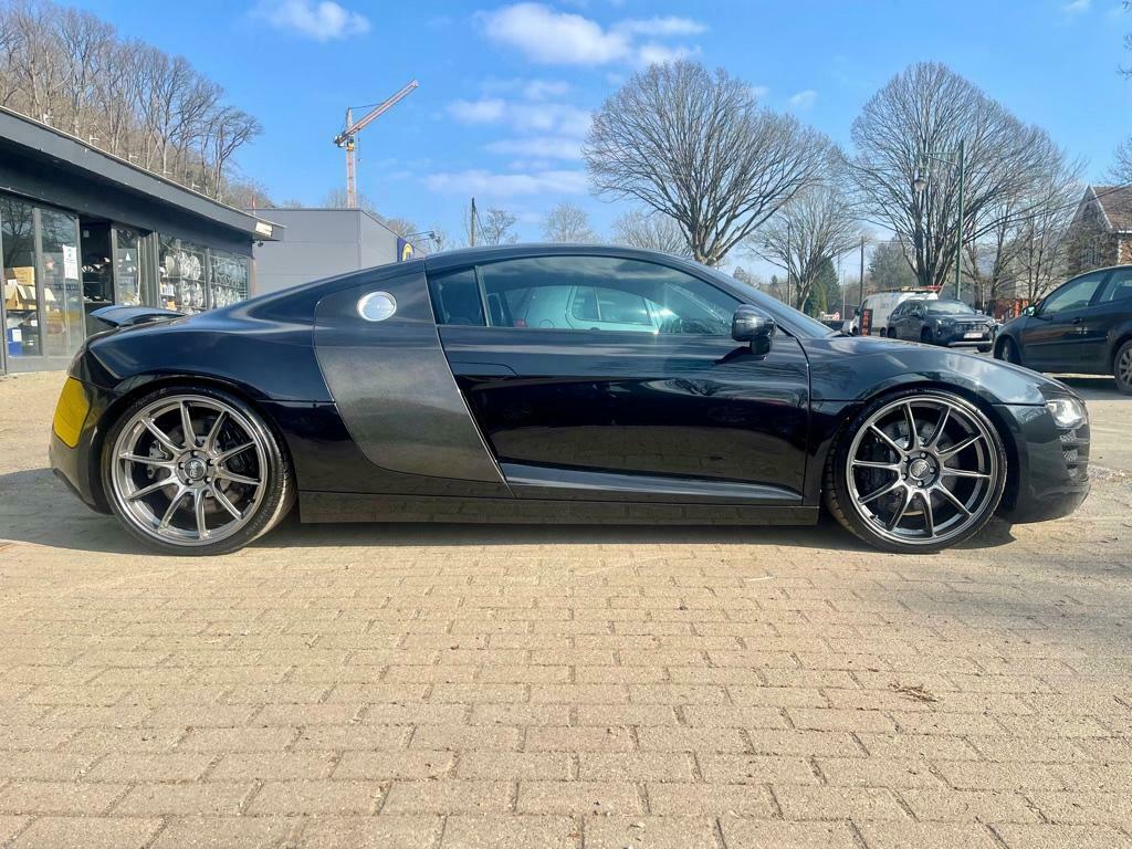 Unique Audi R8 4.2 V8 Quattro KW Motorsport OZ HYPER GT 20', Automaat, Zwart, 4200 cc, Zwart
