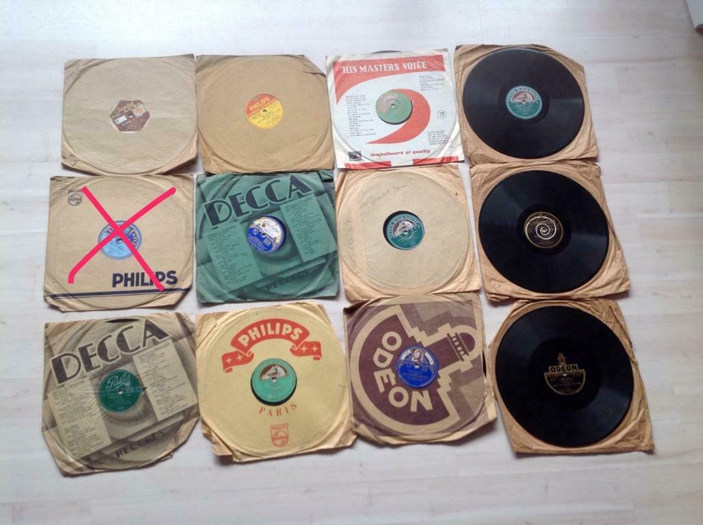 Disques vinyles 78 tours, CD & DVD, Vinyles | Autres Vinyles, Enlèvement ou Envoi