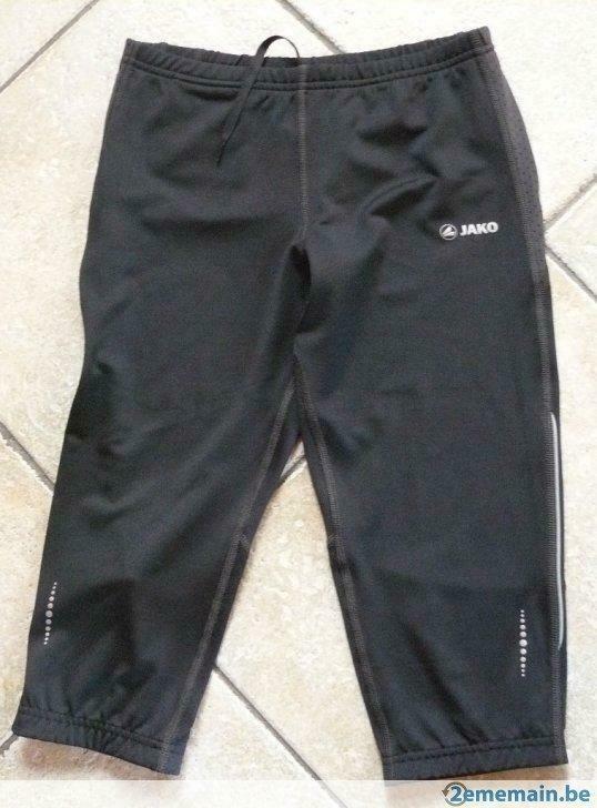 Collant noir bermuda femme de sport Jako Taille 36/ S, Kleding | Heren, Sportkleding, Zwart, Ophalen of Verzenden, Hardlopen of Fietsen