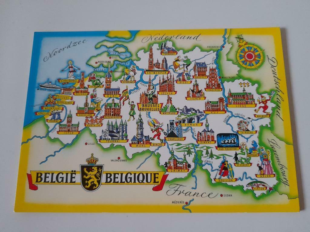 Postkaart  - Koninkrijk België, Ophalen of Verzenden, 1960 tot 1980, Ongelopen