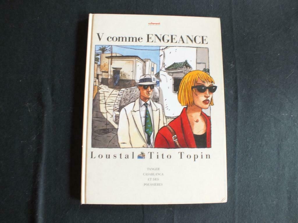 V. COMME ENGEANCE, Gelezen, LOUSTAL/TOPIN, Eén stripboek, Ophalen of Verzenden