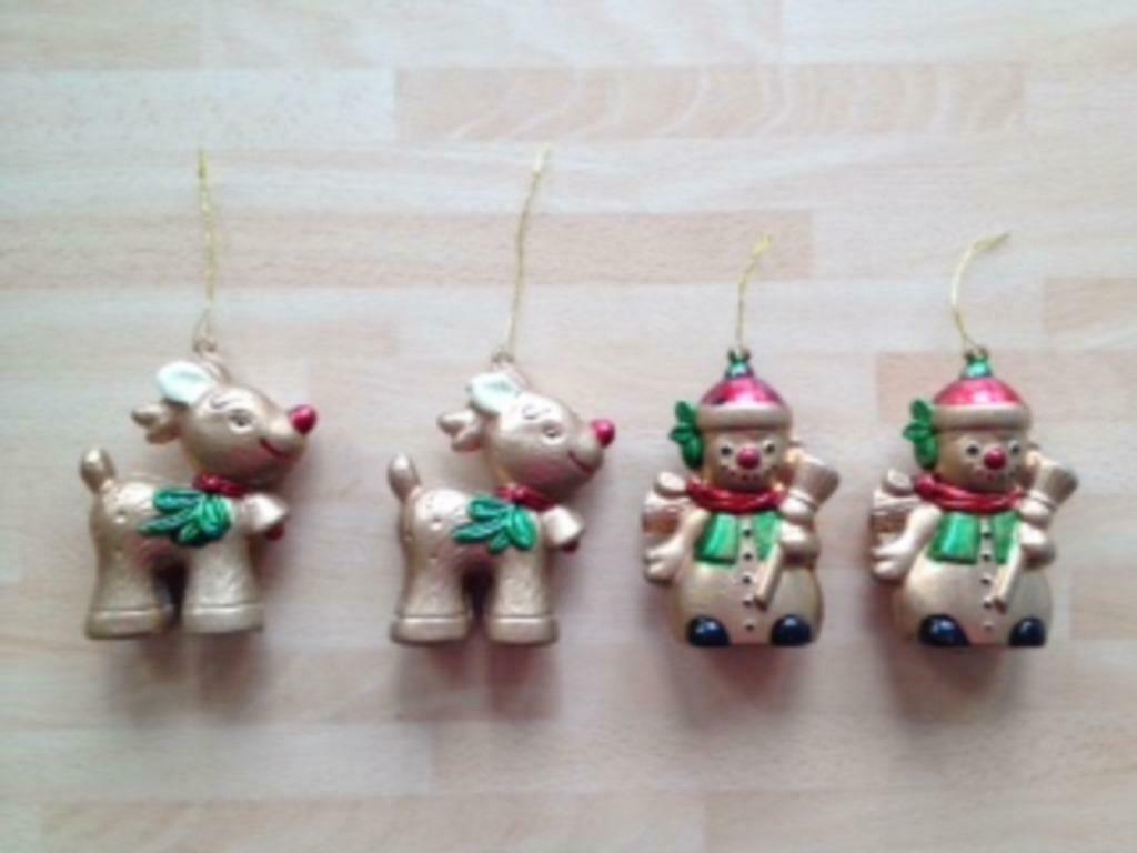 Sneeuwmannen en hertjes, Ophalen of Verzenden, Gebruikt