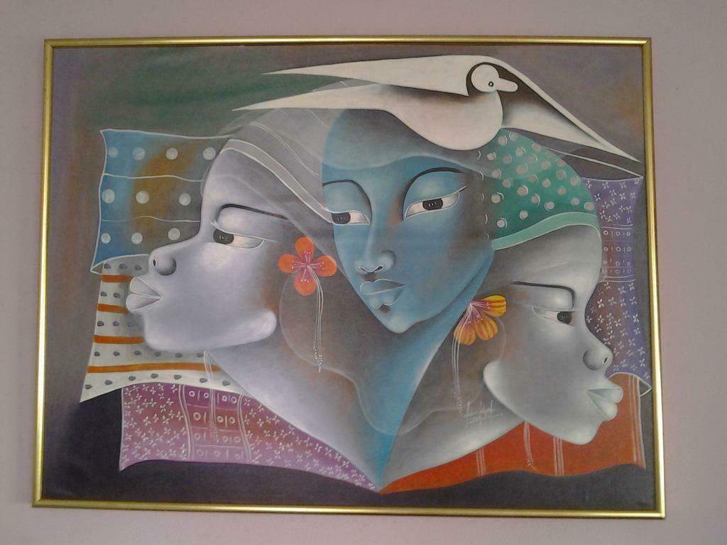 Groot schilderij, Antiek en Kunst, Ophalen