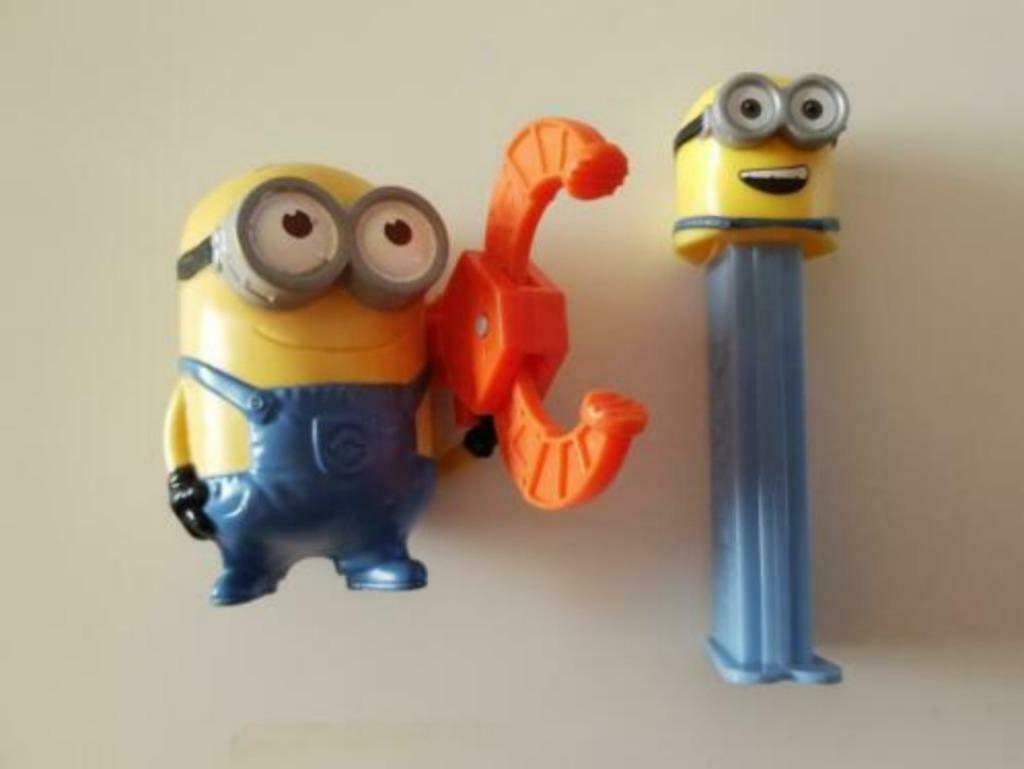 Minion figuren PEZ Despicable Me Animatie, Ophalen of Verzenden