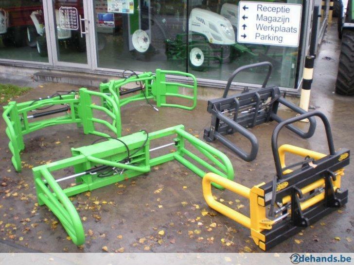 Pince à balles + fourche, godet pélican, lève palette. EURO,, Articles professionnels, Agriculture | Tracteurs, Enlèvement, Autres marques