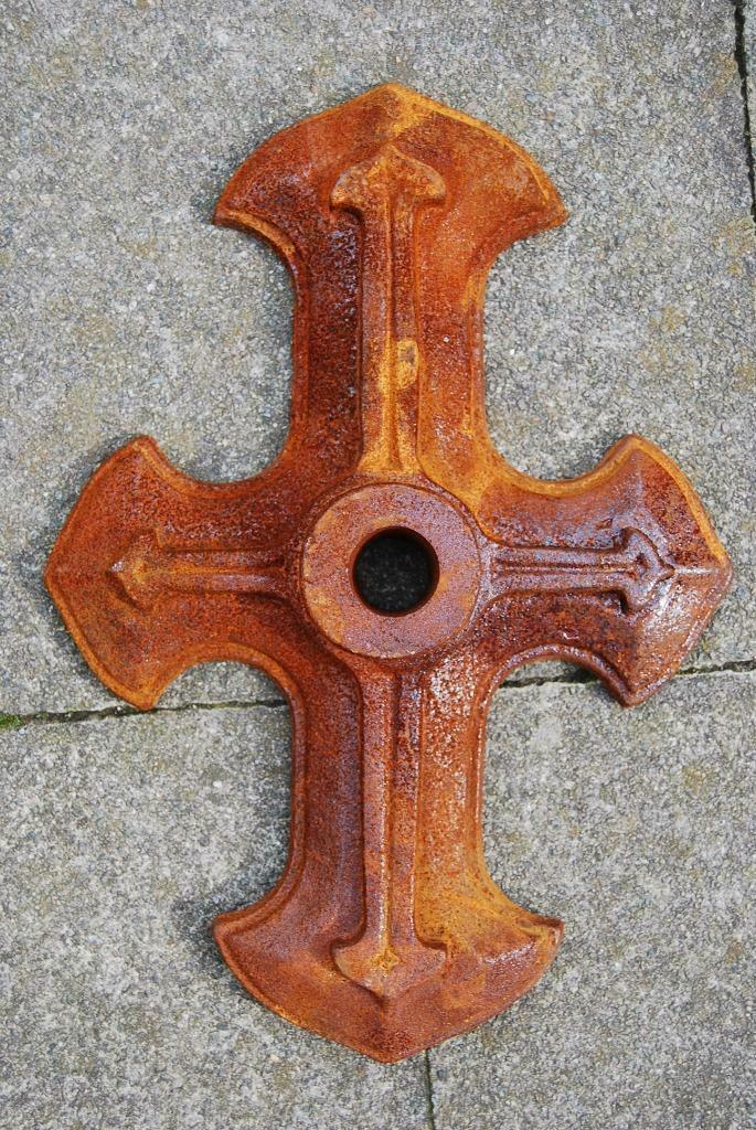 Ancrage de façade,tirant en fonte ouvragée (jamais utilisé), Enlèvement ou Envoi