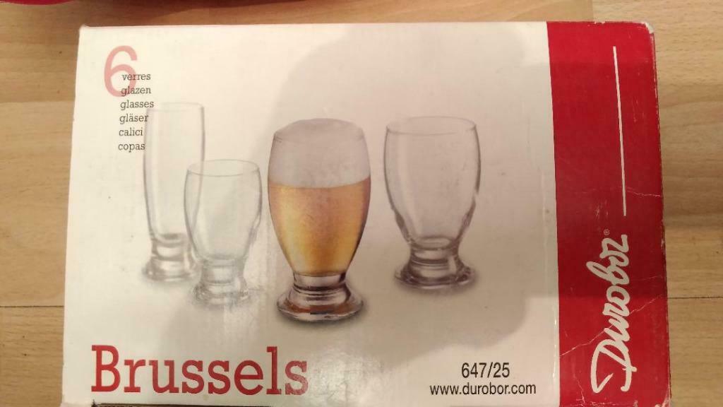 Verres (un lot de 6) DUROBOR neuf, Enlèvement, Neuf, Verre à bière