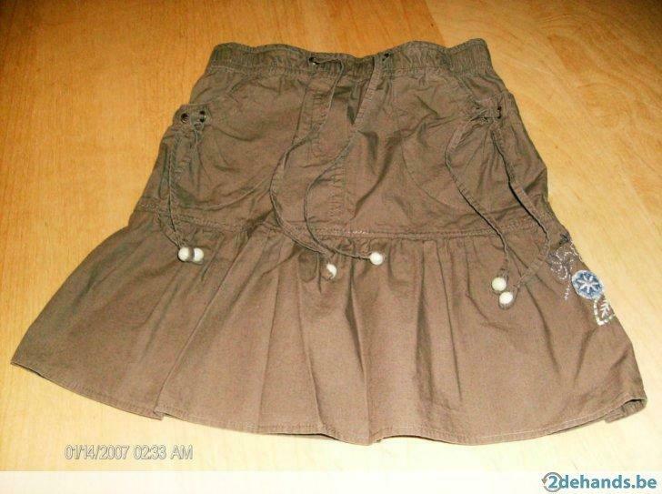 bruin rokje, Enlèvement ou Envoi, Neuf, Fille, Robe ou Jupe