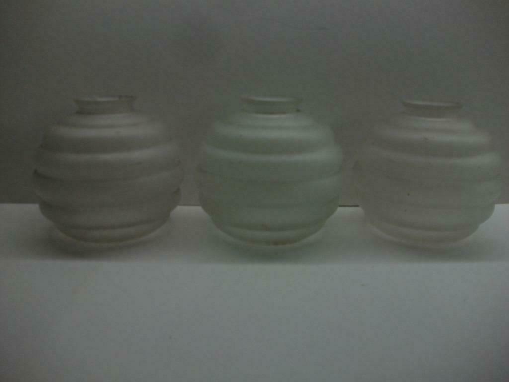 Lampenkap voor luster mat glas brocante, Ophalen