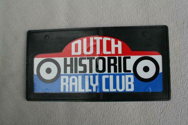 embleem: dutch historic rally club, Ophalen of Verzenden, Gebruikt