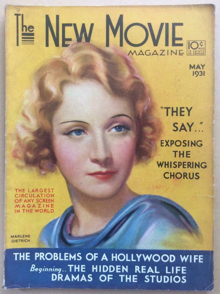 The New Movie Magazine (1931) Marlene Dietrich, Boeken, Ophalen of Verzenden