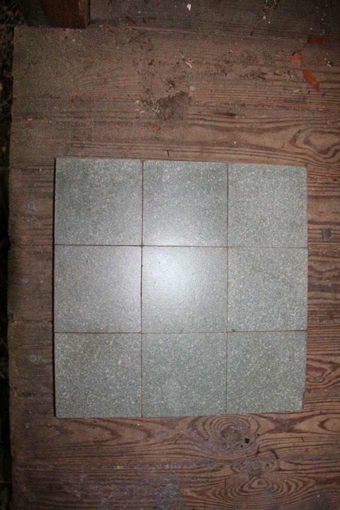 Vintage vloertegels, jaren 1930 - 1940, Ophalen, Gebruikt