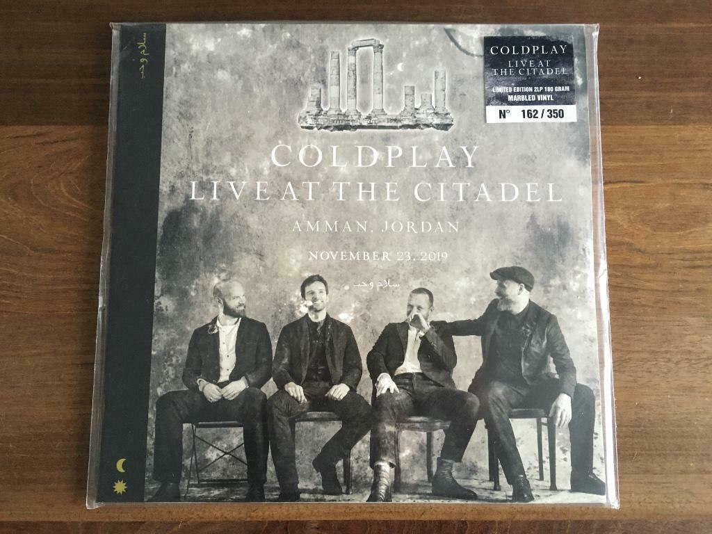 Vinyl 2LP Coldplay Live At The Citadel Jordan MARBLED NIEUW, Ophalen of Verzenden, Nieuw in verpakking, 12 inch