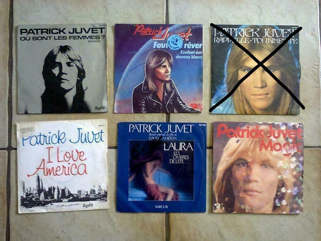 Lot singles Patrick Juvet, CD & DVD, Enlèvement ou Envoi