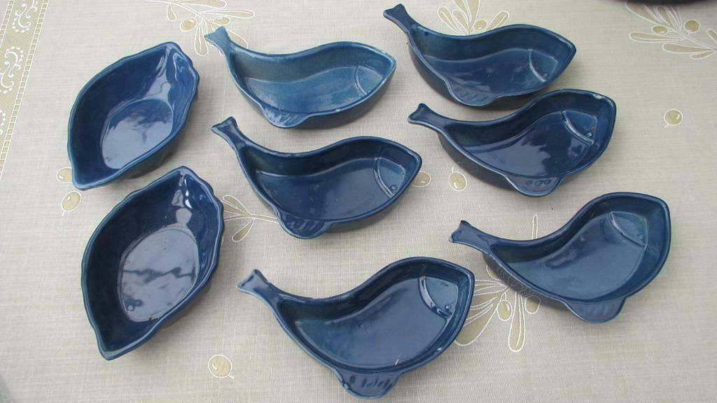 Keramiek Apero schaaltjes Visjes, Uni, Enlèvement ou Envoi, Comme neuf, Céramique