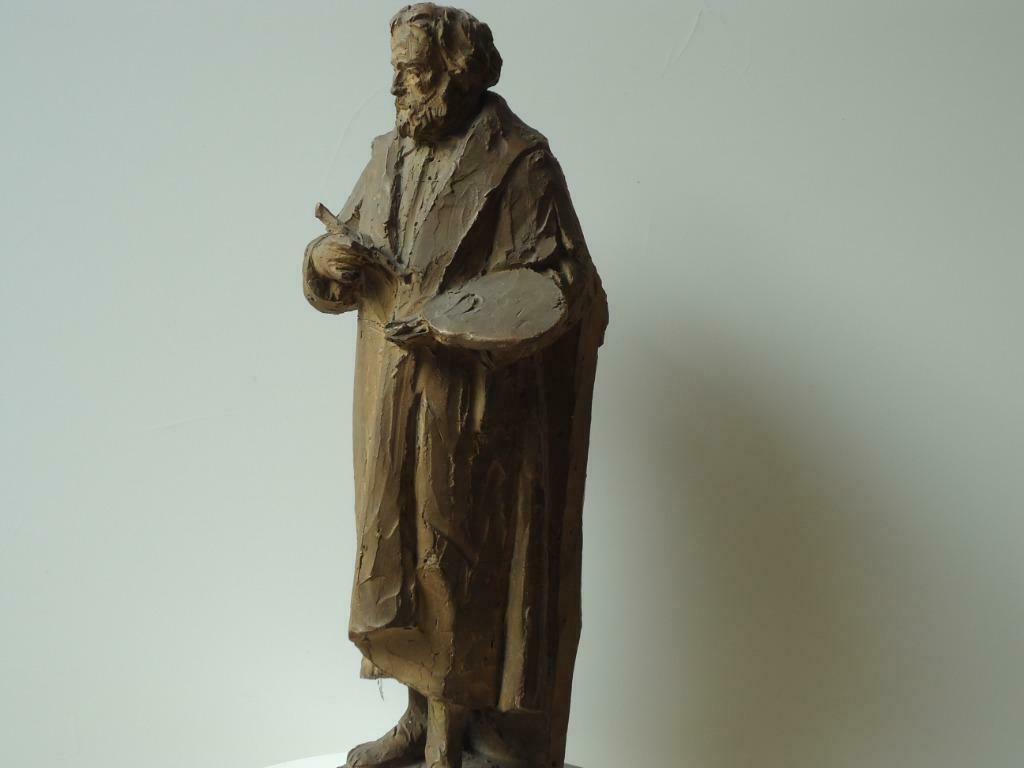 Statue de projet en terre cuite XIXS pour JOZEF ISRAELS NL., Enlèvement