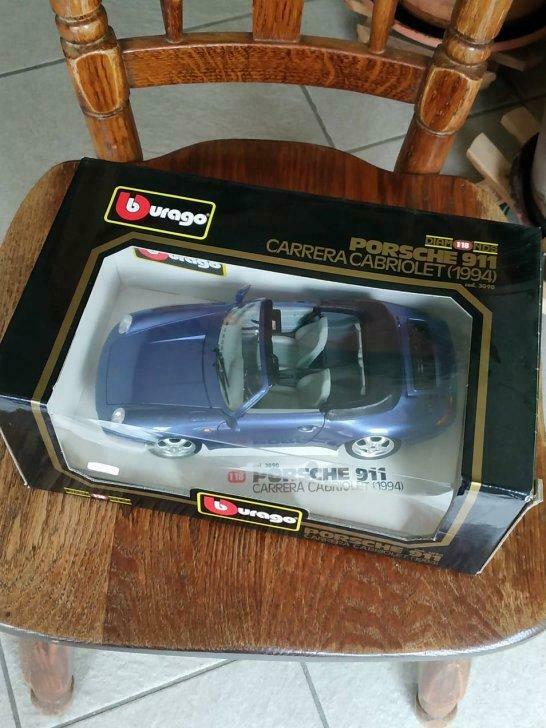 Burago voiture de collection Porsche 911 Vintage 1/18, Collections, Enlèvement, Neuf
