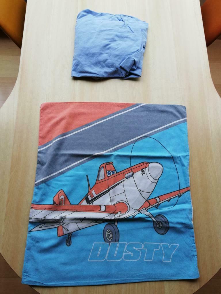 lakens (flanel) Planes, Gebruikt, Overige kleuren, Overige typen, Ophalen of Verzenden