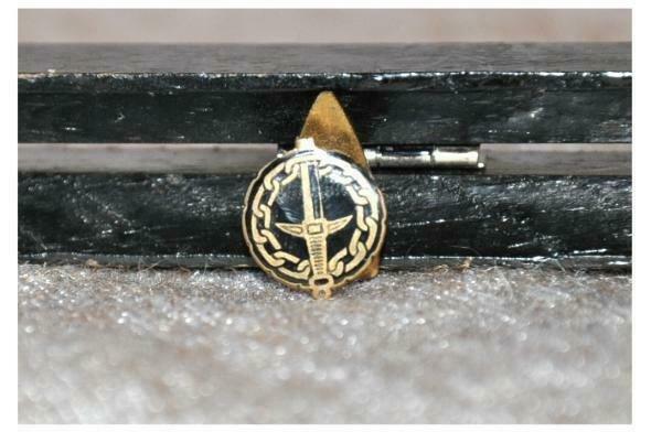 badge boutonnière glaive prisonnier de guerre, Collections, Enlèvement ou Envoi