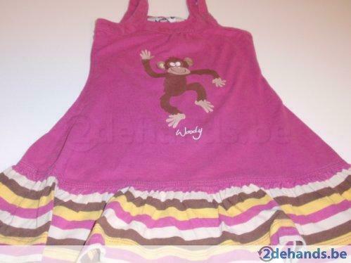 Pyjama woody mt92/2jaar, Kinderen en Baby's, Ophalen of Verzenden, Gebruikt, Meisje, Nacht- of Onderkleding