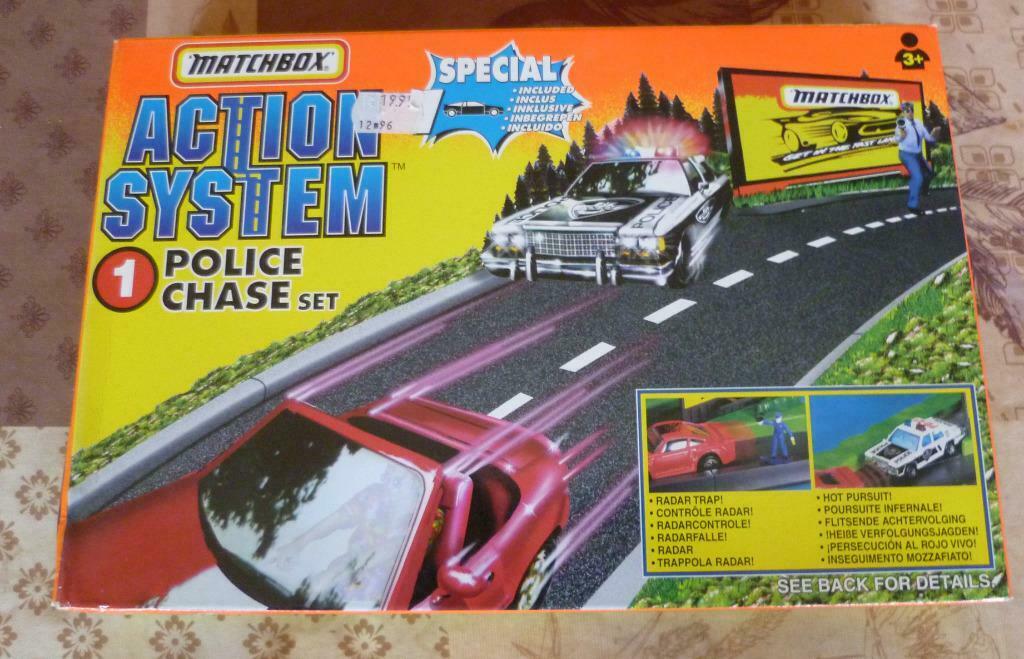 Matchbox Action System Police Chase #1, Ophalen of Verzenden, Nieuw, Auto