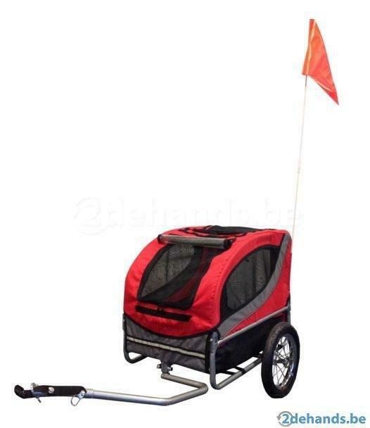 Remorque vélo chien Runner 1 Rouge, Animaux & Accessoires, Accessoires pour chiens, Neuf, Enlèvement