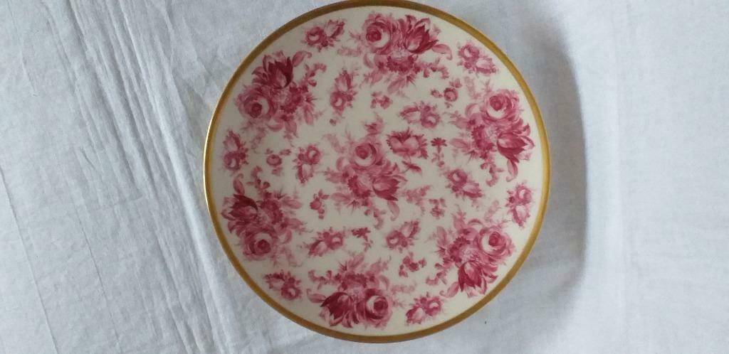 Assiette Rosenthal rose et blanc, Enlèvement ou Envoi