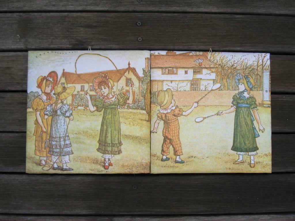 2 Stoffen retro kaders, Antiek en Kunst, Curiosa en Brocante, Ophalen of Verzenden