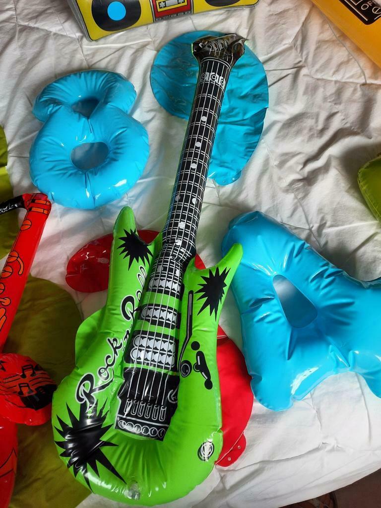 Opblaasbare getallen en muziekinstrumenten, carnaval, Kinderen en Baby's, Ophalen of Verzenden, Zo goed als nieuw