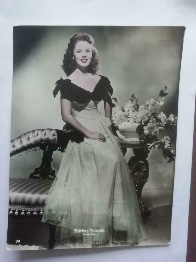 Photo de Shirley Temple Warner Bros, Collections, Enlèvement ou Envoi, Photo, Comme neuf, 1940 à 1960