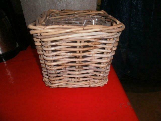 jardinière carrée en rotin, Jardin & Terrasse, Pots de fleurs, Utilisé