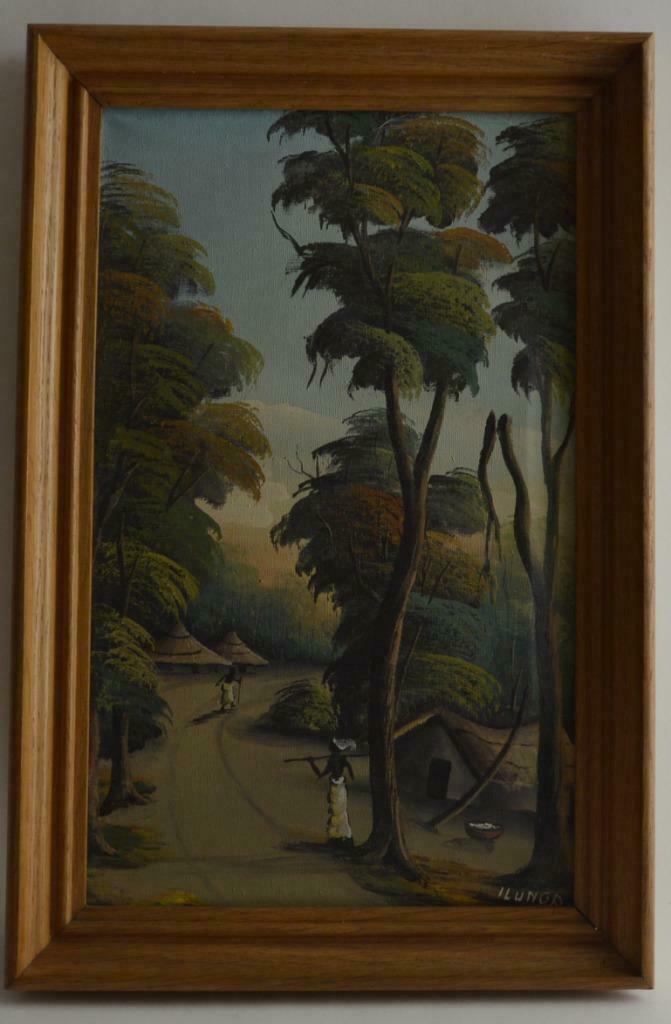 Peinture africaine IIunga, Enlèvement ou Envoi