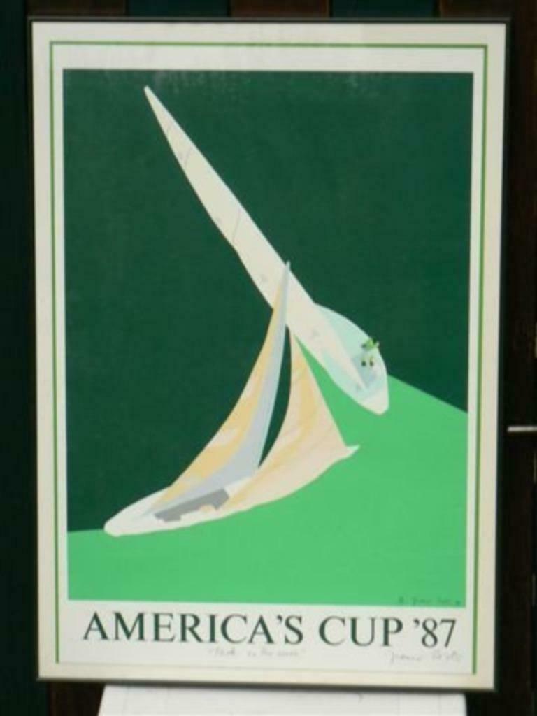 Franco Costa, Tack on the wave, Gesigneerde zeefdruk;  1/1, Antiek en Kunst, Ophalen