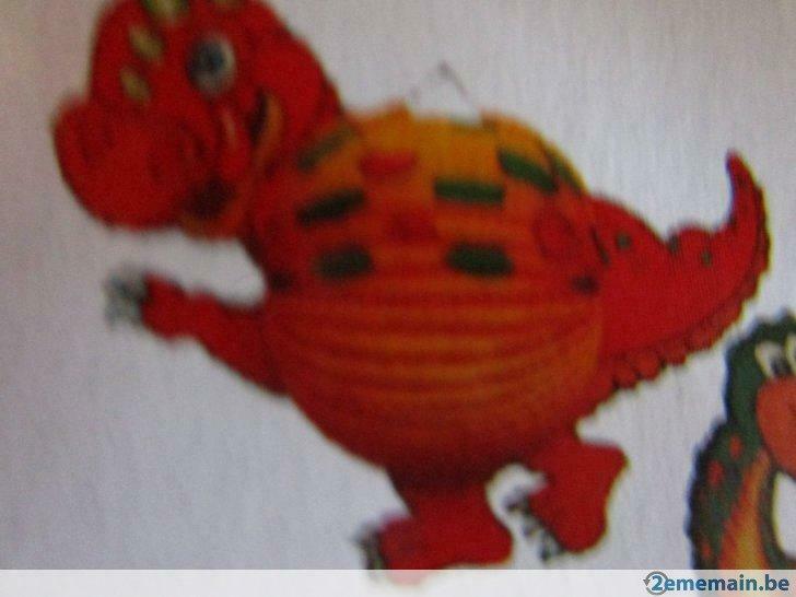 3 Lampions dragon rouge, Neuf