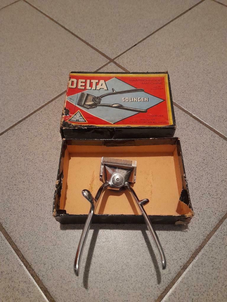 Vintage manuele tondeuse, Ophalen, Gebruikt