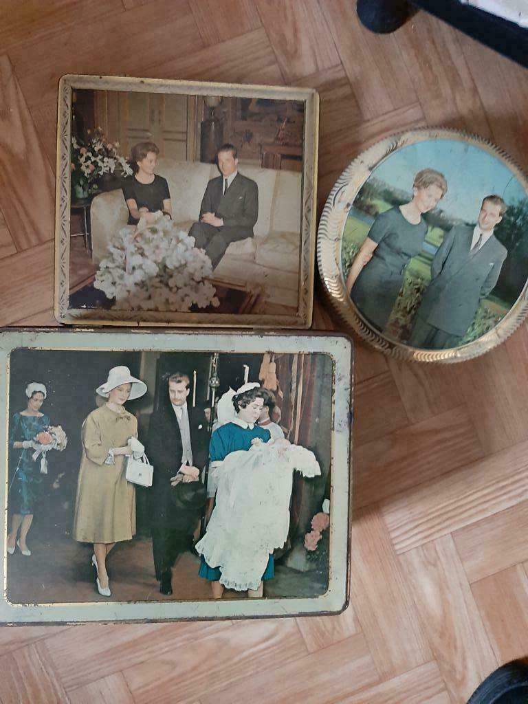 Tin King Albert II et Queen Paola, Collections, Enlèvement ou Envoi, Utilisé, Autres types