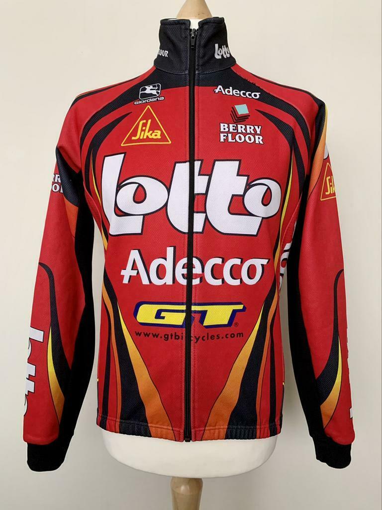 Jacket veste cyclisme Lotto Adecco GT 2000 Demarbaix worn, Utilisé, Vêtements