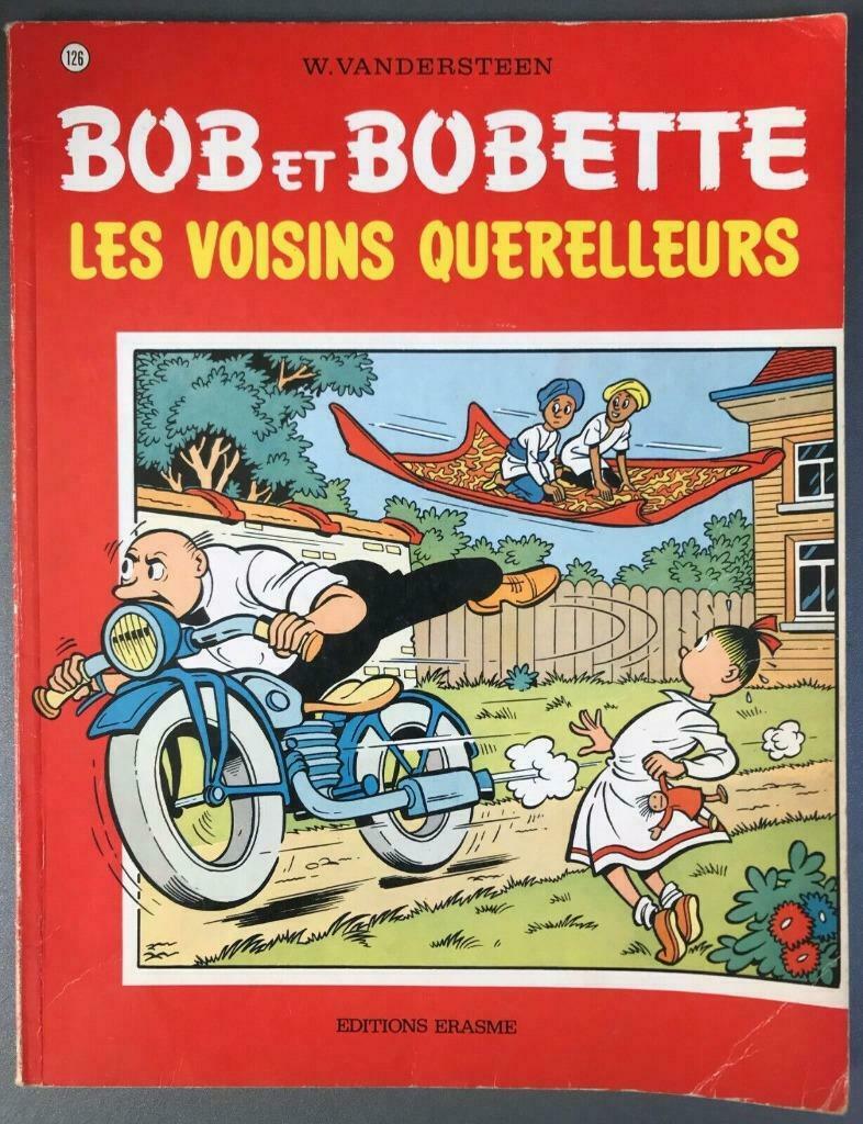 B.D. Bob et Bobette N°126 : Les voisins querelleurs 1976 -, Une BD, Enlèvement ou Envoi, Utilisé, Willy Vandersteen