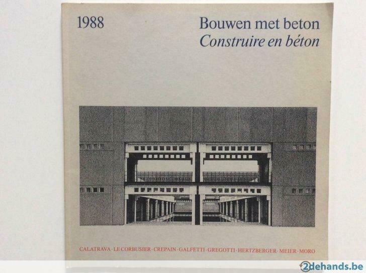 Bouwen met beton / Construire en béton, 1988, Ophalen of Verzenden, Gelezen