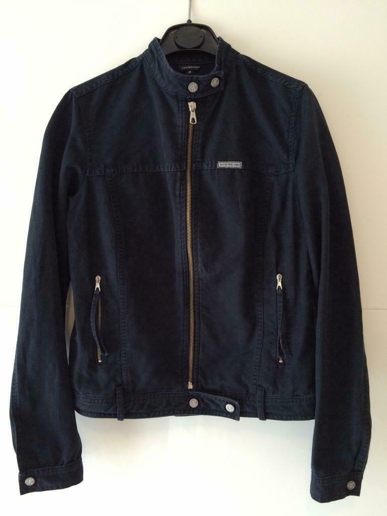 Denim Spijkerjas Calvin Klein, Maat S, Maat 38/40 (M), Zwart, Ophalen of Verzenden, Zo goed als nieuw