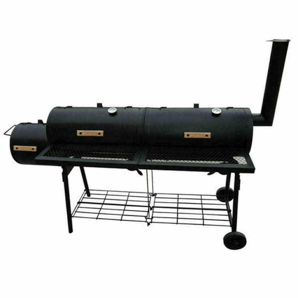 Grote XXL Houtskool BBQ-Smoker 173 x 51 x 141 cm (L x B x H), Ophalen of Verzenden, Nieuw