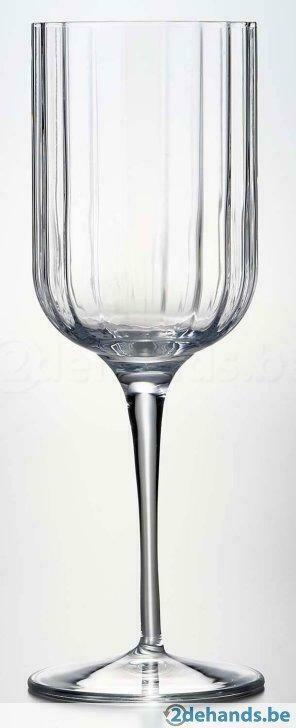 Luigi Bormioli 11284/01 doos met 4 glazen 7,7 x 7,7 x 22 cm, Ophalen of Verzenden, Nieuw, Glas of Glazen