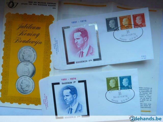 Dag enveloppen Koning Boudewijn 1976, Postzegels en Munten, Ophalen